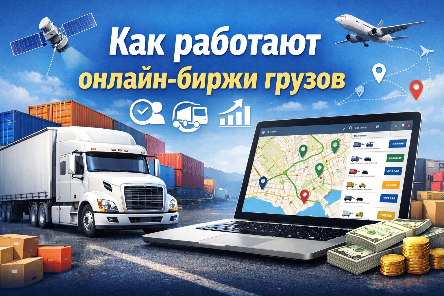 Как работают онлайн-биржи грузов: полный разбор для бизнеса и перевозчиков